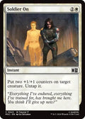 Soldier On (0843) MSC #843 (Near Mint Common) Magic: The Gathering: Commander: Marvel Super Heroes
