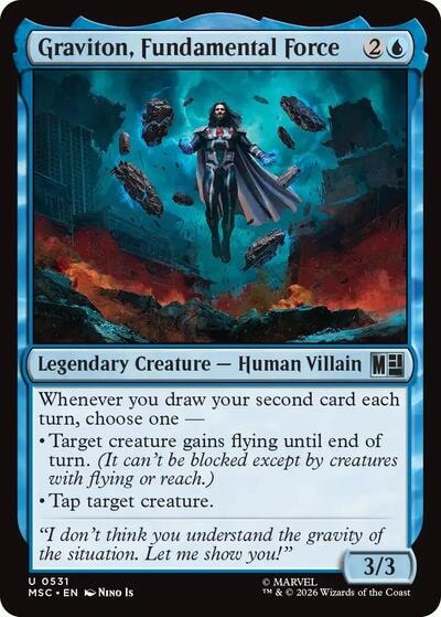 Graviton, Fundamental Force MSC #531 (Near Mint Uncommon) Magic: The Gathering: Commander: Marvel Super Heroes