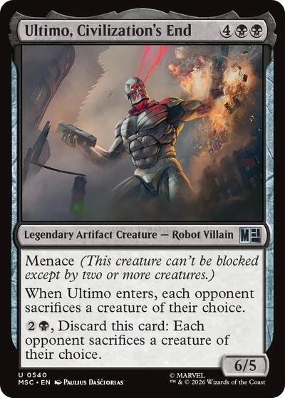 Ultimo, Civilization's End MSC #540 (Near Mint Uncommon) Magic: The Gathering: Commander: Marvel Super Heroes