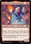 Quicksilver, Pietro Maximoff (0551) MSC #551 (Near Mint Common) Magic: The Gathering: Commander: Marvel Super Heroes