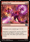 Power Boost (0852) MSC #852 (Near Mint Uncommon) Magic: The Gathering: Commander: Marvel Super Heroes