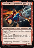 Spider-Man, Hometown Hero (0857) MSC #857 (Near Mint Common) Magic: The Gathering: Commander: Marvel Super Heroes