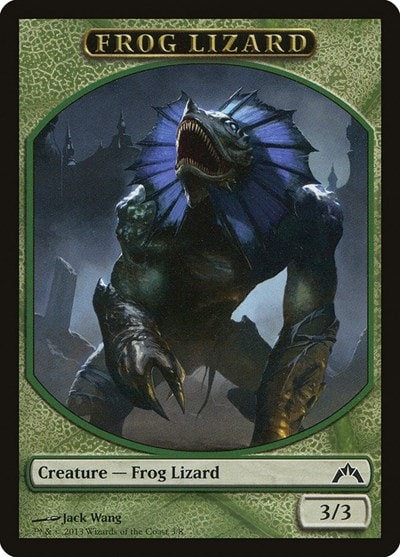 Frog Lizard Token GTC #3 (Moderately Played T) Magic: The Gathering: Gatecrash