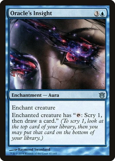 Oracles Insight Foil BNG #47 (Moderately Played Uncommon) Magic: The Gathering: Born of the Gods