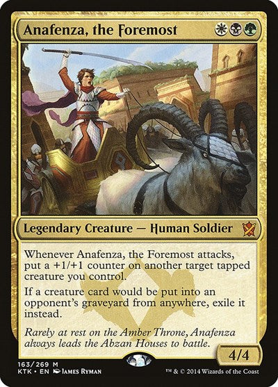 Anafenza the Foremost KTK #163 (Lightly Played Mythic Rare) Magic: The Gathering: Khans of Tarkir