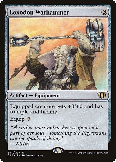 Loxodon Warhammer C14 #247 (Near Mint Rare) Magic: The Gathering: Commander 2014