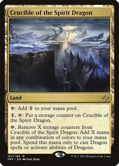 Crucible of the Spirit Dragon Foil FRF #167 (Lightly Played Rare) Magic: The Gathering: Fate Reforged