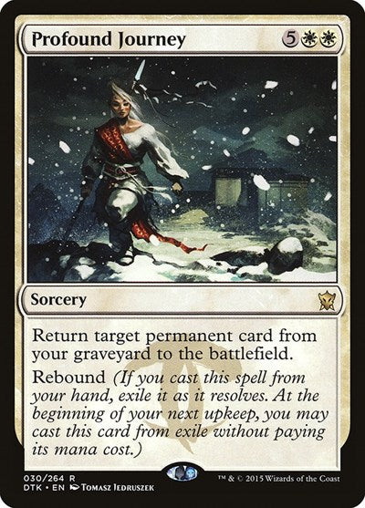Profound Journey DTK #30 (Lightly Played Rare) Magic: The Gathering: Dragons of Tarkir