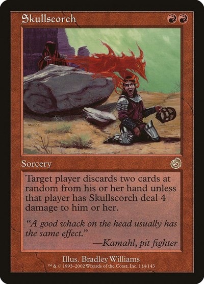 Skullscorch TOR #114 (Heavily Played Rare) Magic: The Gathering: Torment